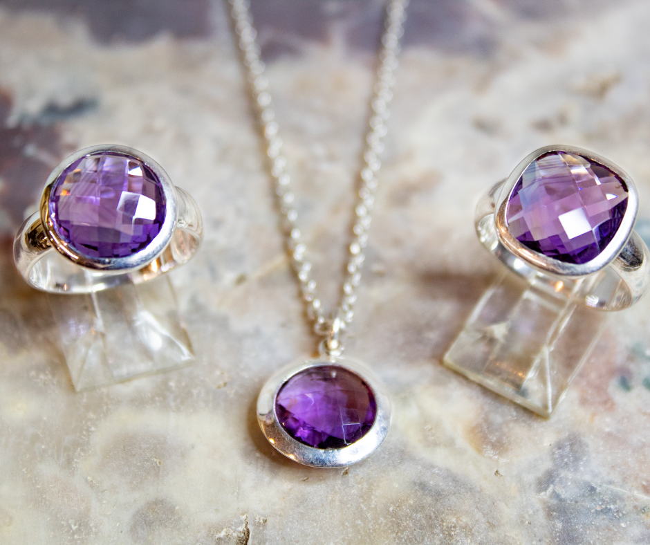 pendentif améthyste bienfaits sérénité calme intérieur