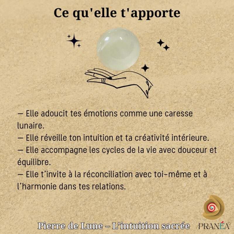 Bracelet en Pierre de Lune – Intuition, Douceur & Cycles de vie | Fait main en macramé – Image 9